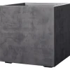 Hot Deroma MILLENIUM 208-620 PLANTEKASSE PLASTIK ANTRACITGRÅ 49X49X49CM