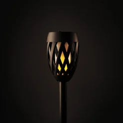 Online Det Gamle Apotek GLOWFIRE SOLCELLE FAKKEL SORT 58 CM