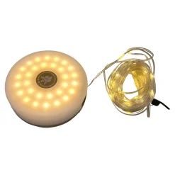 New Det Gamle Apotek LYSKÆDE 100 LED I STRIP, 30 LED I LAMPE 11 CM