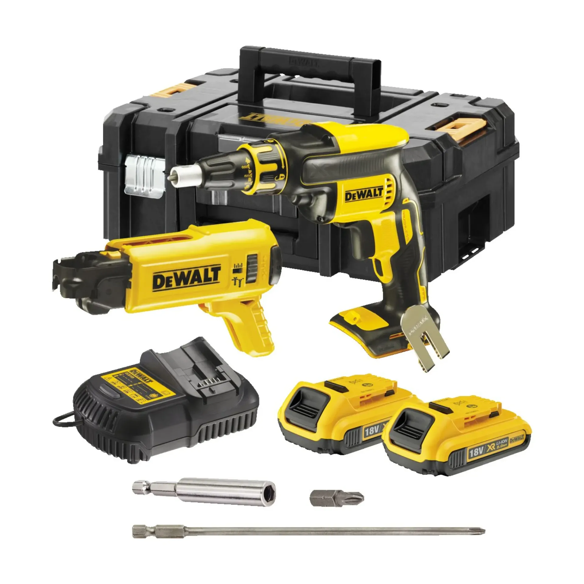 Outlet Dewalt DCF620D2K GIPSSKRUEMASKINE AKKU MED BATTERI OG LADER