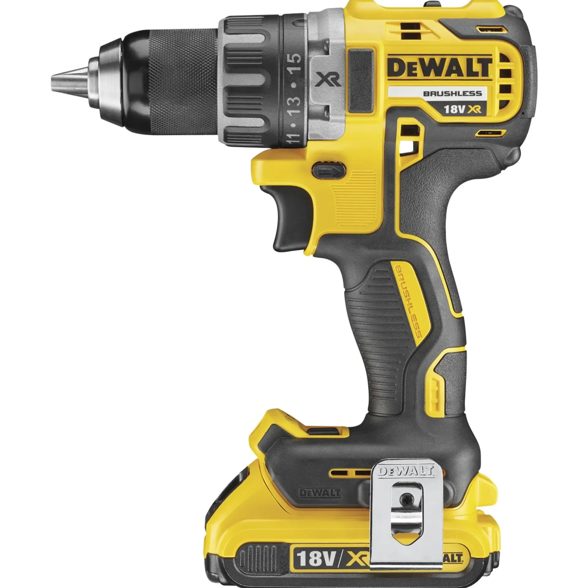 New Dewalt 18V - DCD791D2 BORE-/SKRUEMASKINE AKKU MED BATTERI OG LADER