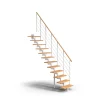 Outlet Dolle BOSTON PLADSBESP. TRAPPE HVID EG SHAPE 6 GELÆNDER 11 TRIN