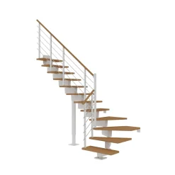 Discount Dolle DUBAI TRAPPE HVID EG DESIGN 14 TRIN