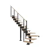 Best Dolle DUBAI TRAPPE SORT BØG DESIGN 16 TRIN