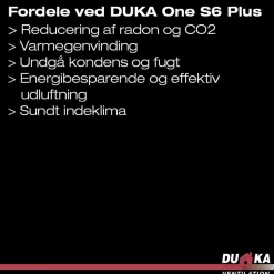 Outlet Duka ONE S6 PLUS WIFI VARMEGENVINDING 160 MM