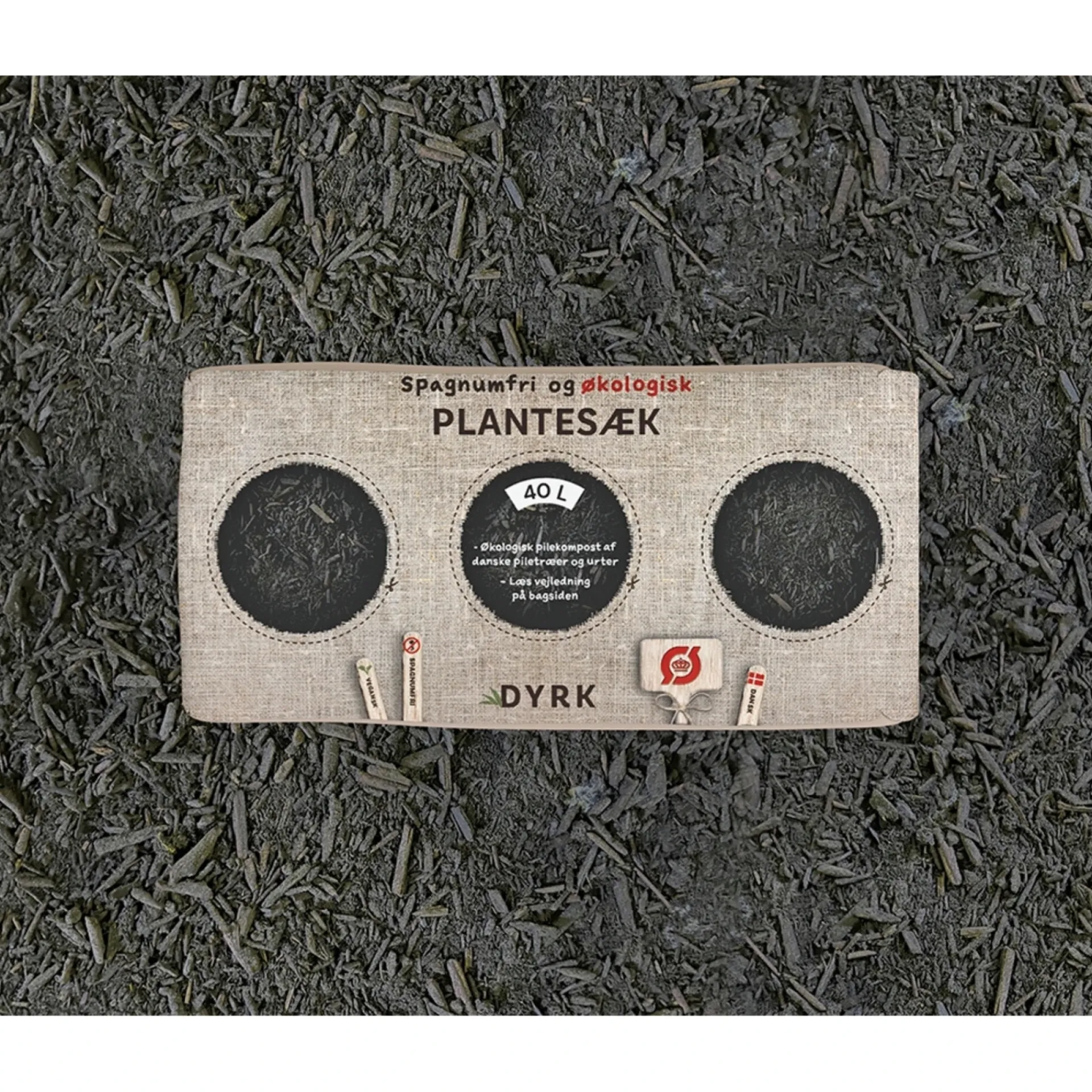 Clearance DYRK ØKOLOGISK PLANTESÆK 40 L
