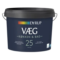 Best Dyrup 25 KØKKEN & BAD VÆGMALING 9 L HVID