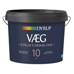 Discount Dyrup 10 STRUKTUR VÆGMALING 9 L HVID