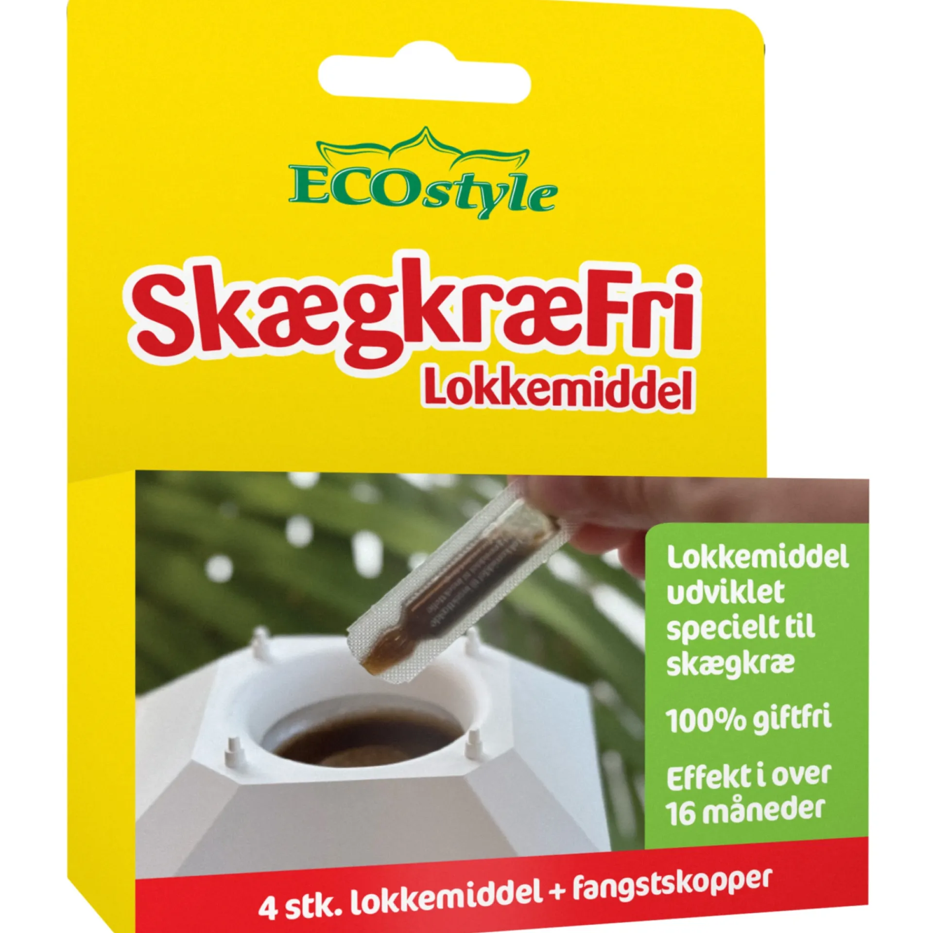 Discount ECOstyle TIL SKÆGKRÆ LOKKEMIDDEL 4 STK.