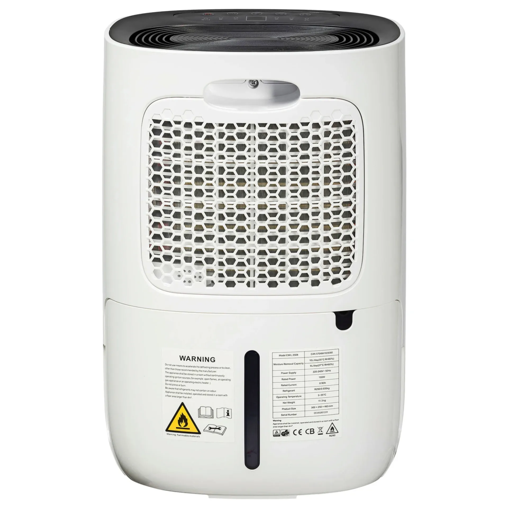 Clearance Eeese EMIL DEHUMIDIFIER 10L - 165W AFFUGTER 10 L/DØGN
