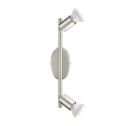 Best Eglo BUZZ 2 SKINNESPOT BØRSTET STÅL GU10 2,5W