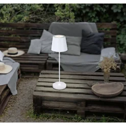 Online Eglo DÆMPBAR GENOPLADELIG BORDLAMPE HVID
