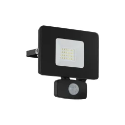 New Eglo FAEDO 3 UDENDØRS VÆGLAMPE SORT/KLAR 20W