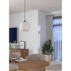 Eglo MANTUNALLE PENDEL HVID/SORT 20 CM