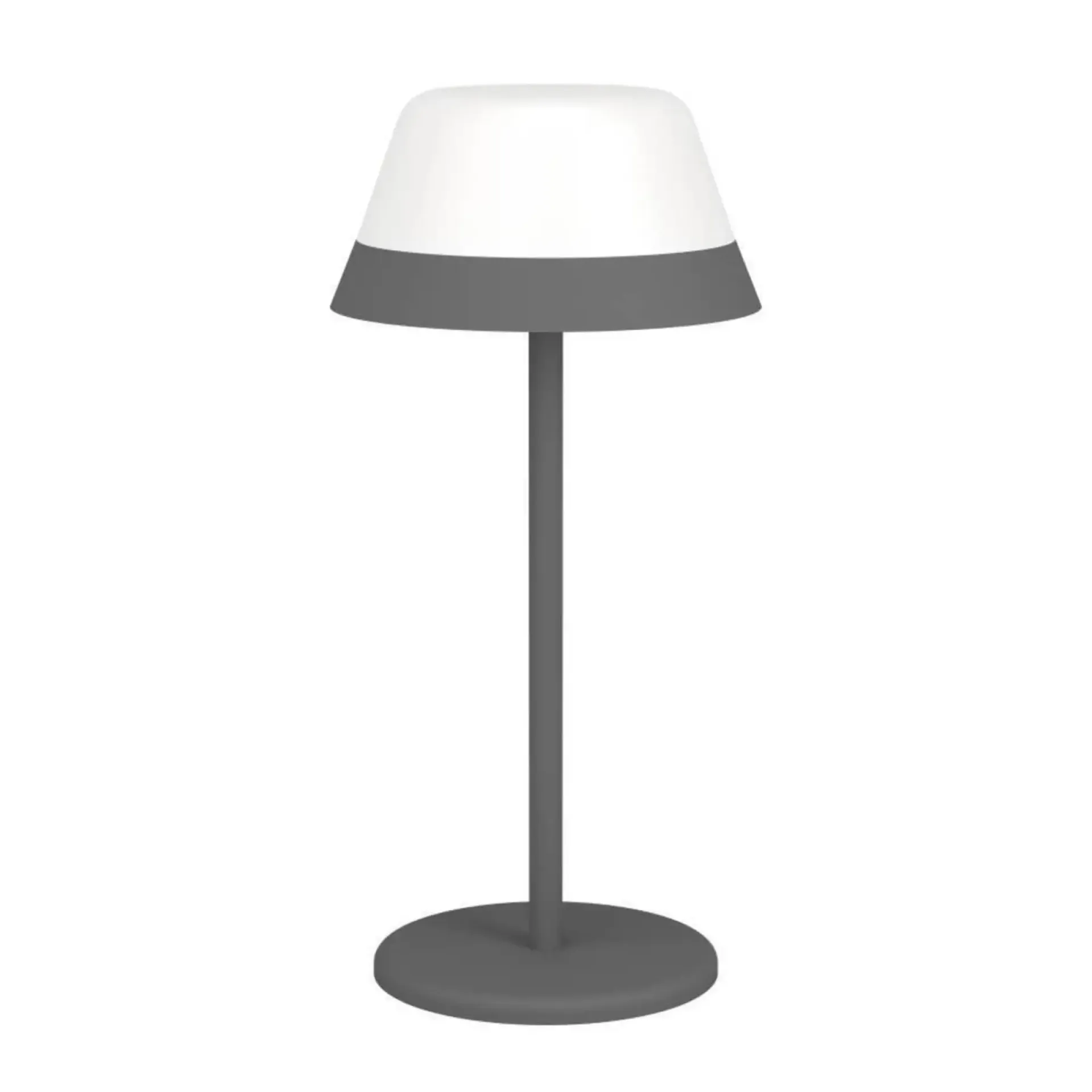 Sale Eglo MEGGIANO GENOPLADELIG BORDLAMPE GRÅ/HVID