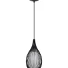 Sale Eglo RAZONI PENDEL SORT/HVID 19 CM