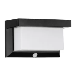 Eglo UTRERA SOLCELLE VÆGLAMPE SORT/HVID 32X0,12W