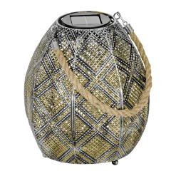 Online Eglo Z_SOLAR SOLCELLE LAMPE SORT/GULD/NØD 33,5 CM