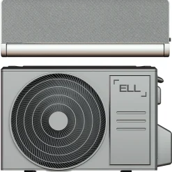 Hot ELL FRONT SILVER 12 KOMPLET VARMEPUMPE 110 M2