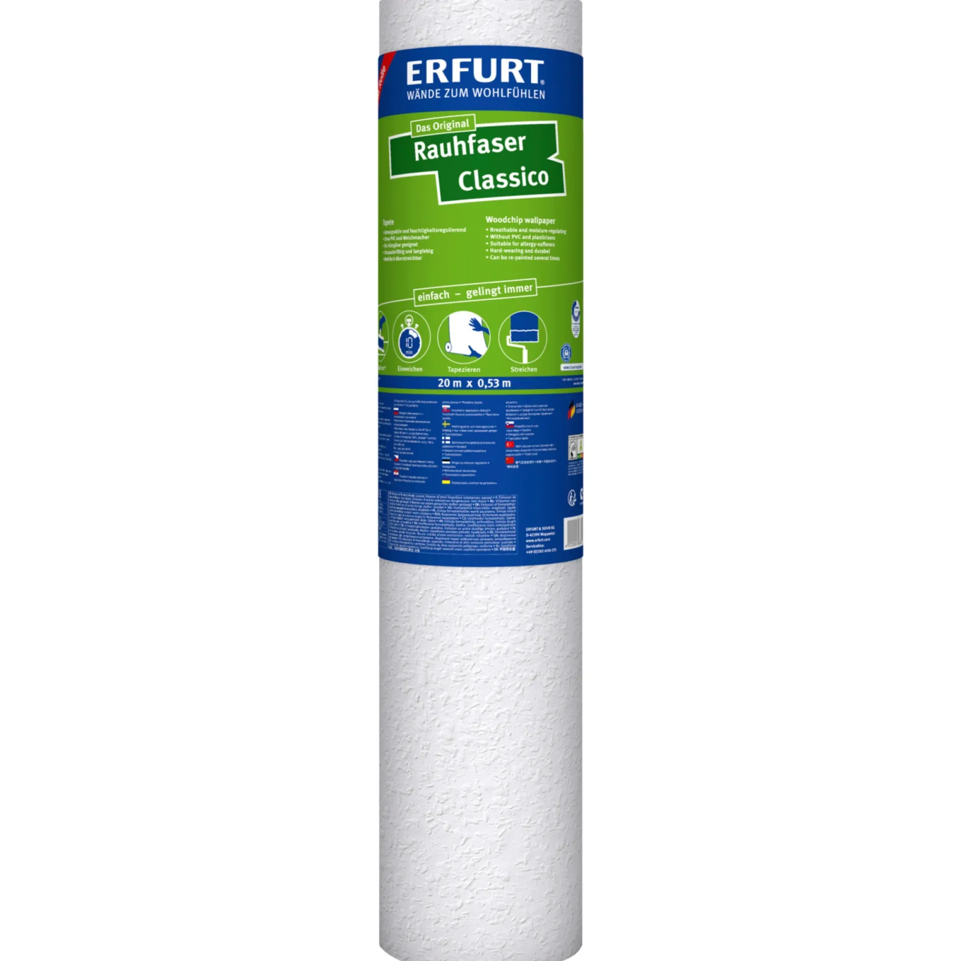 Hot Erfurt CLASSICO SAVSMULD TAPET 20 M X 53 CM