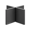 Outlet Eurotec FORHØJELSESPROFIL 30X53X3MM SORT 100 STK