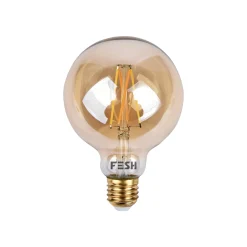 Clearance FESH SMART AMBER Ø95 LED PÆRE E27 DEKO 5,5W