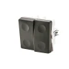 Best FESH SWITCH CURVELINE DOBB. KORR. - 1,0 MODUL AFBRYDER KOKSGRÅ