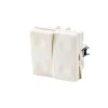 Clearance FESH SWITCH CURVELINE DOBB. KORR. - 1,0 MODUL AFBRYDER HVID