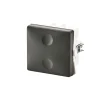 Clearance FESH SWITCH CURVELINE KRYDSNING - 1,0 MODUL AFBRYDER KOKSGRÅ