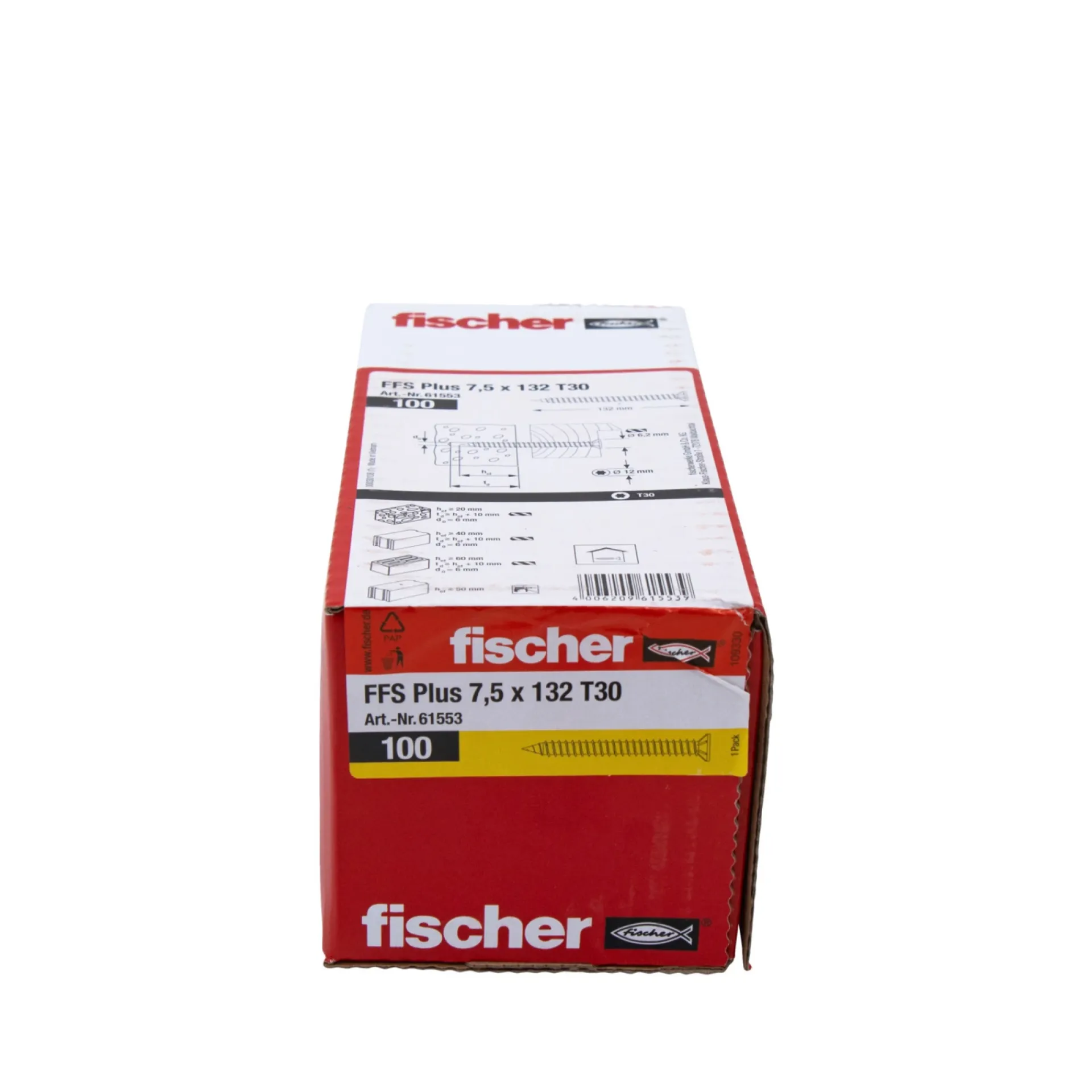 Clearance FISCHER FFS KARMSKRUE 7,5X132 100 STK.