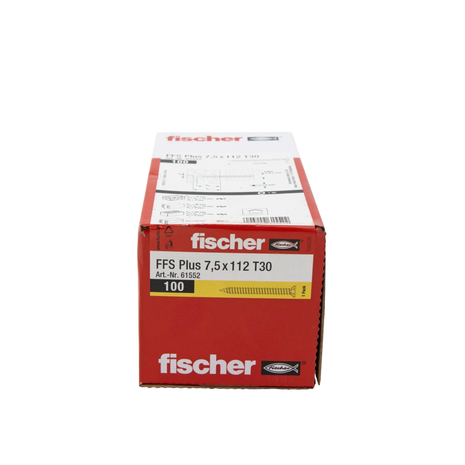 Clearance FISCHER FFS KARMSKRUE 7,5X112 100 STK.