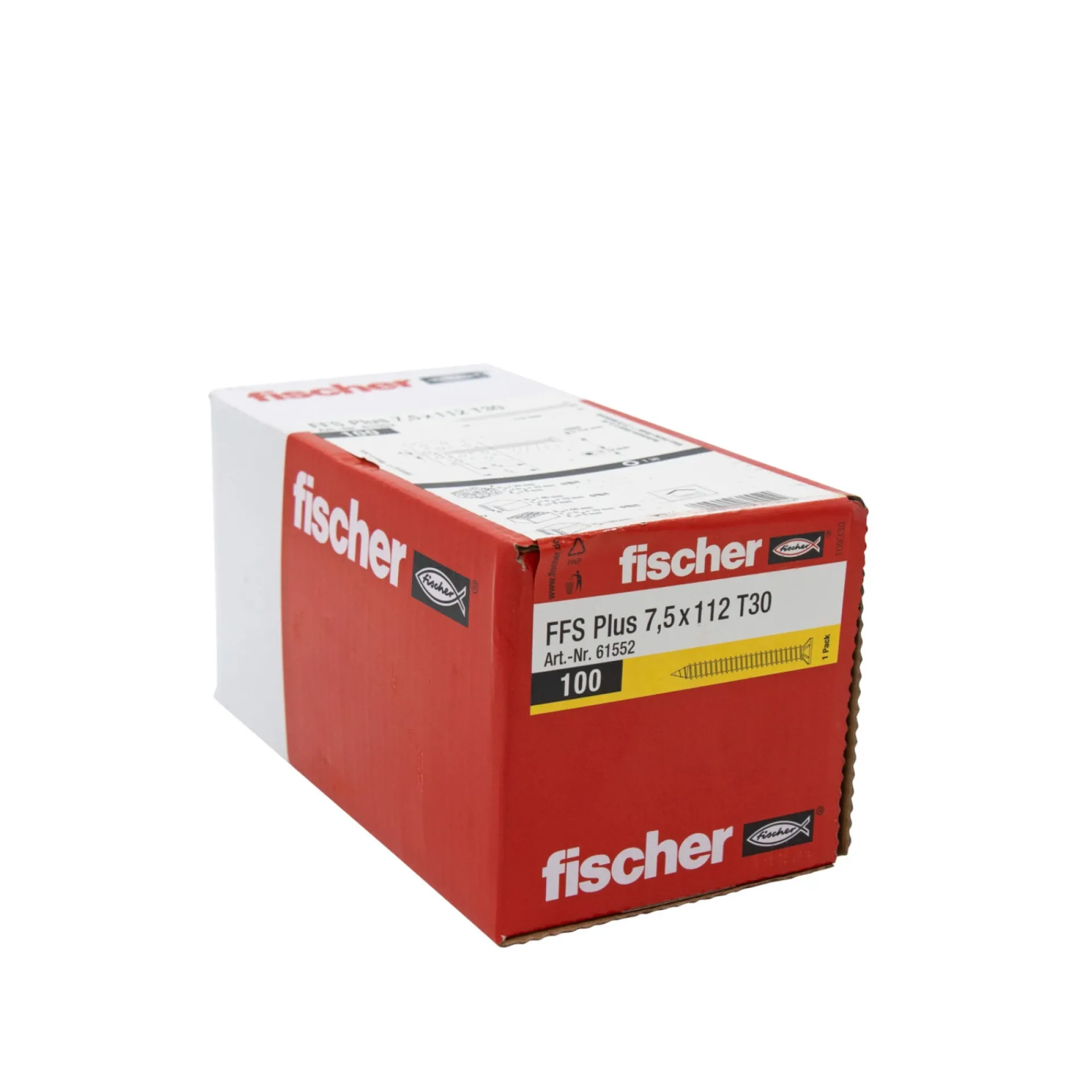 Clearance FISCHER FFS KARMSKRUE 7,5X112 100 STK.