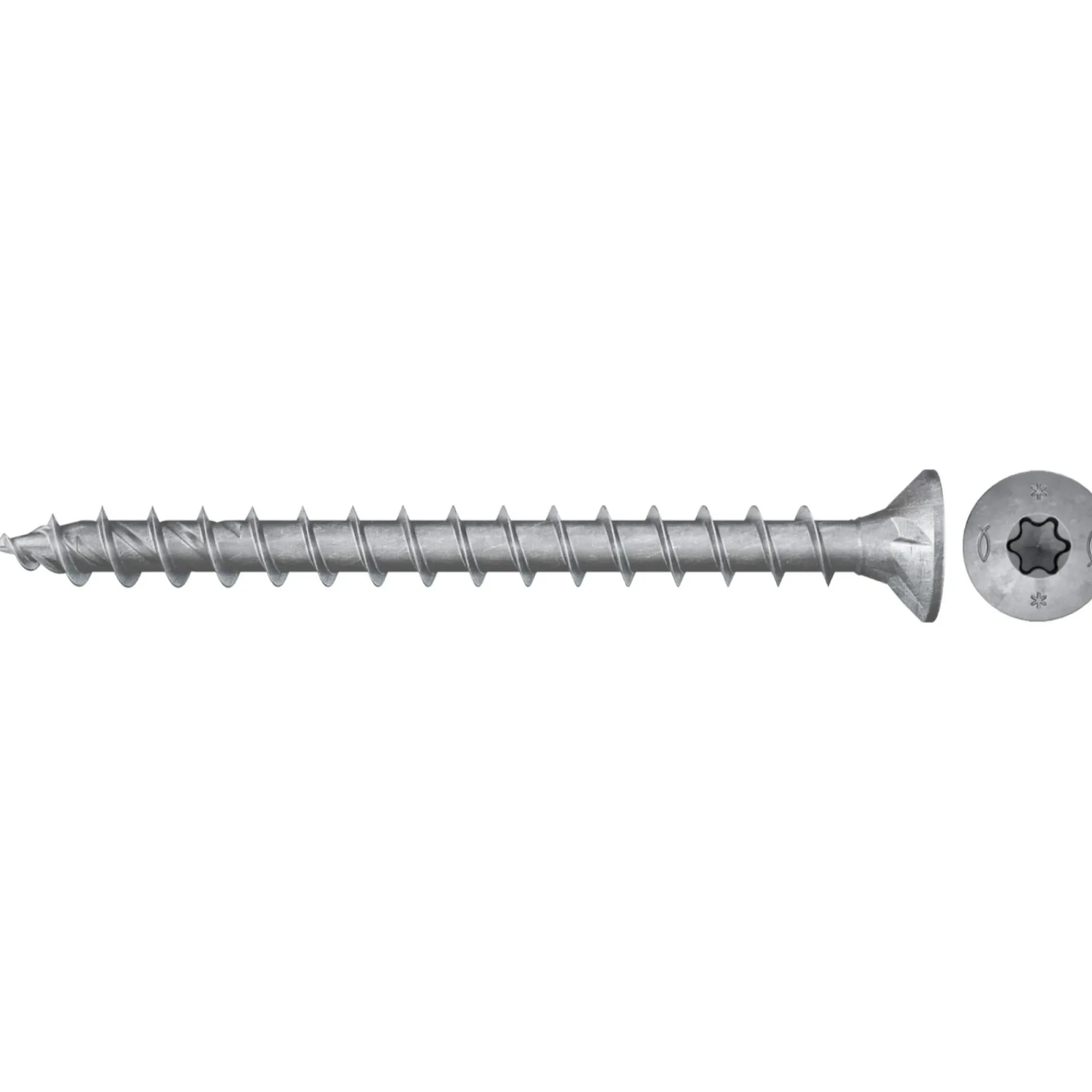 Clearance FISCHER FPF II CT SPÅNSKRUE 5,0X80 BONUSZINC C5 10 STK.
