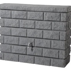Online Garantia ROKY 400 L REGNVANDSBEHOLDER 40 X 120 X 100 CM GRÅ GRANIT