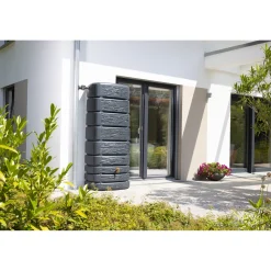 Online Garantia SLIM STONE 500L REGNVANDSBEHOLDER 750X1840X510 MM MØRKEGRÅ