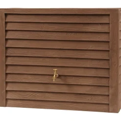 Hot Garantia WOODY 350L REGNVANDSBEHOLDER 400X1000X1240 MM MØRK BRUN