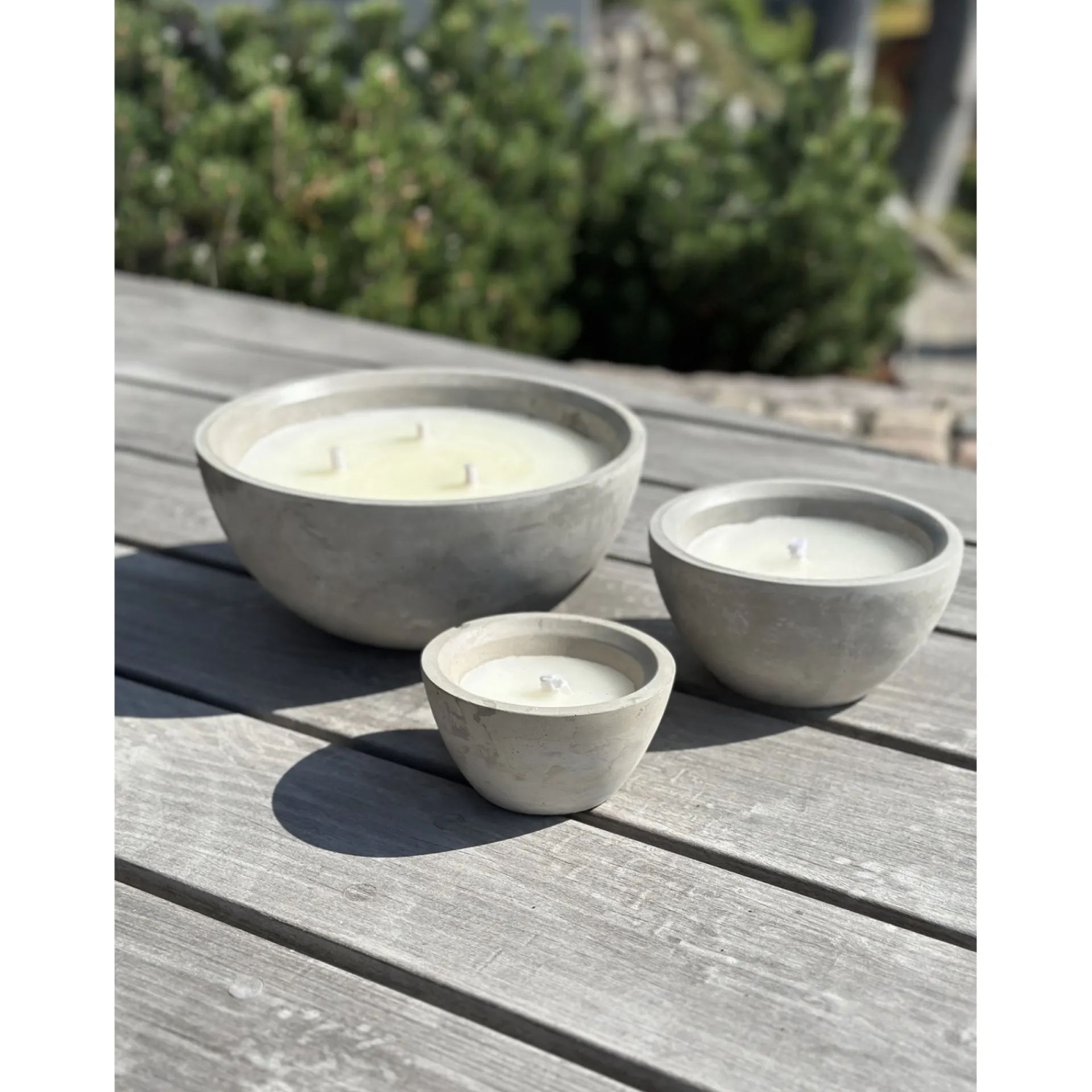 Best Garden Life UDENDØRS STEARINLYS BETON GRÅ Ø12,8XH 8,2 CM