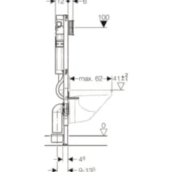 Outlet Geberit DUOFIX INDBYGNINGSCISTERNE