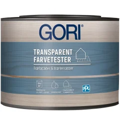 Outlet Gori FARVEPRØVE TRÆBESKYTTELSE TRANSPARENT BASE 30 380 ML