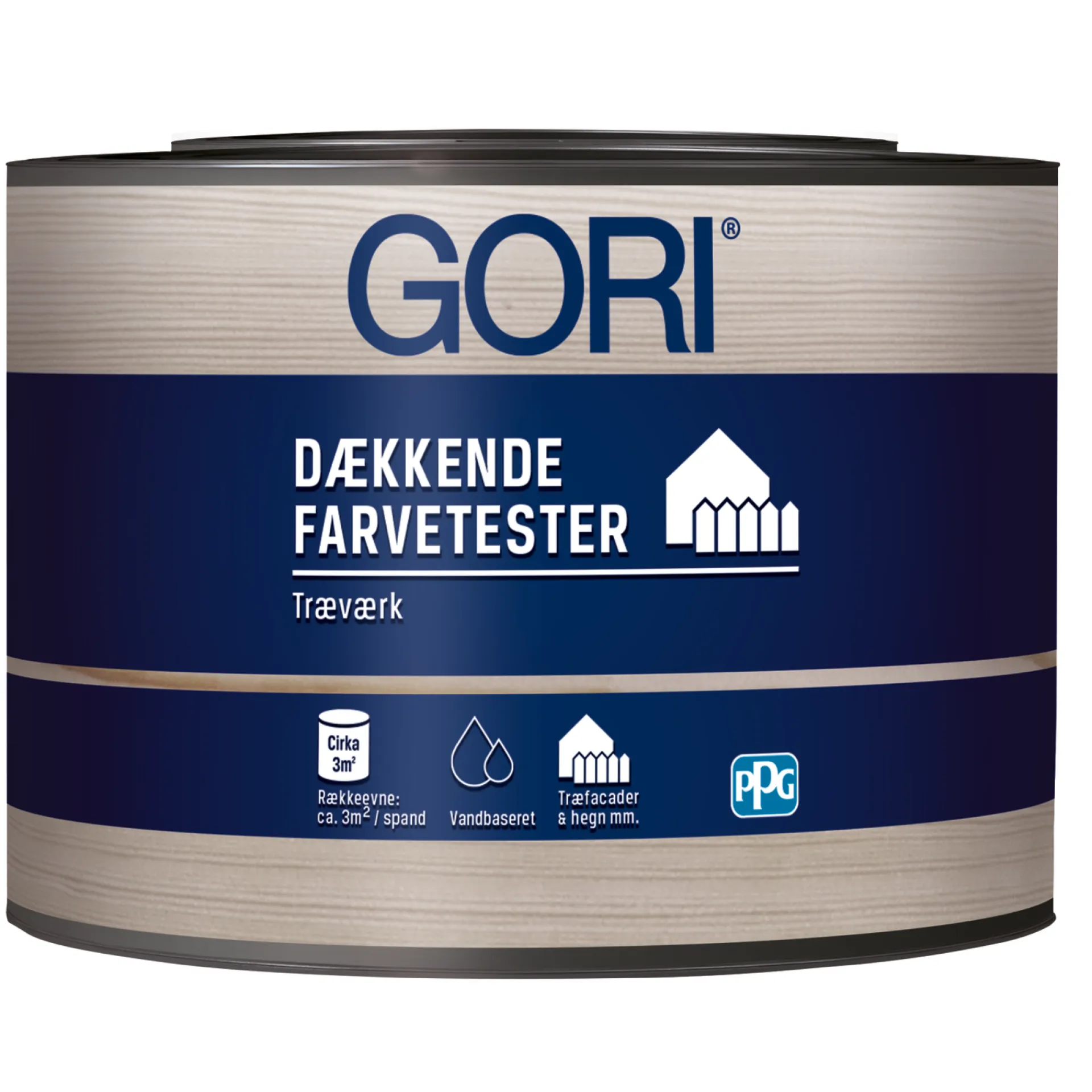 Gori FARVEPRØVE TRÆBESKYTTELSE DÆKKENDE 380 ML BASE 30