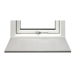 Online Granit.dk VINDUESPLADE 20 X 1000 X 1000 MM AGGLO MARMOR SILVER