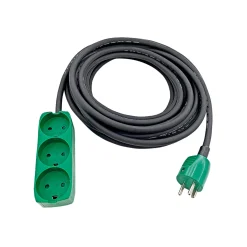 New Gripo KABELSÆT 3-STIKDÅSE M/JORD 3X1,5MM² 10 M