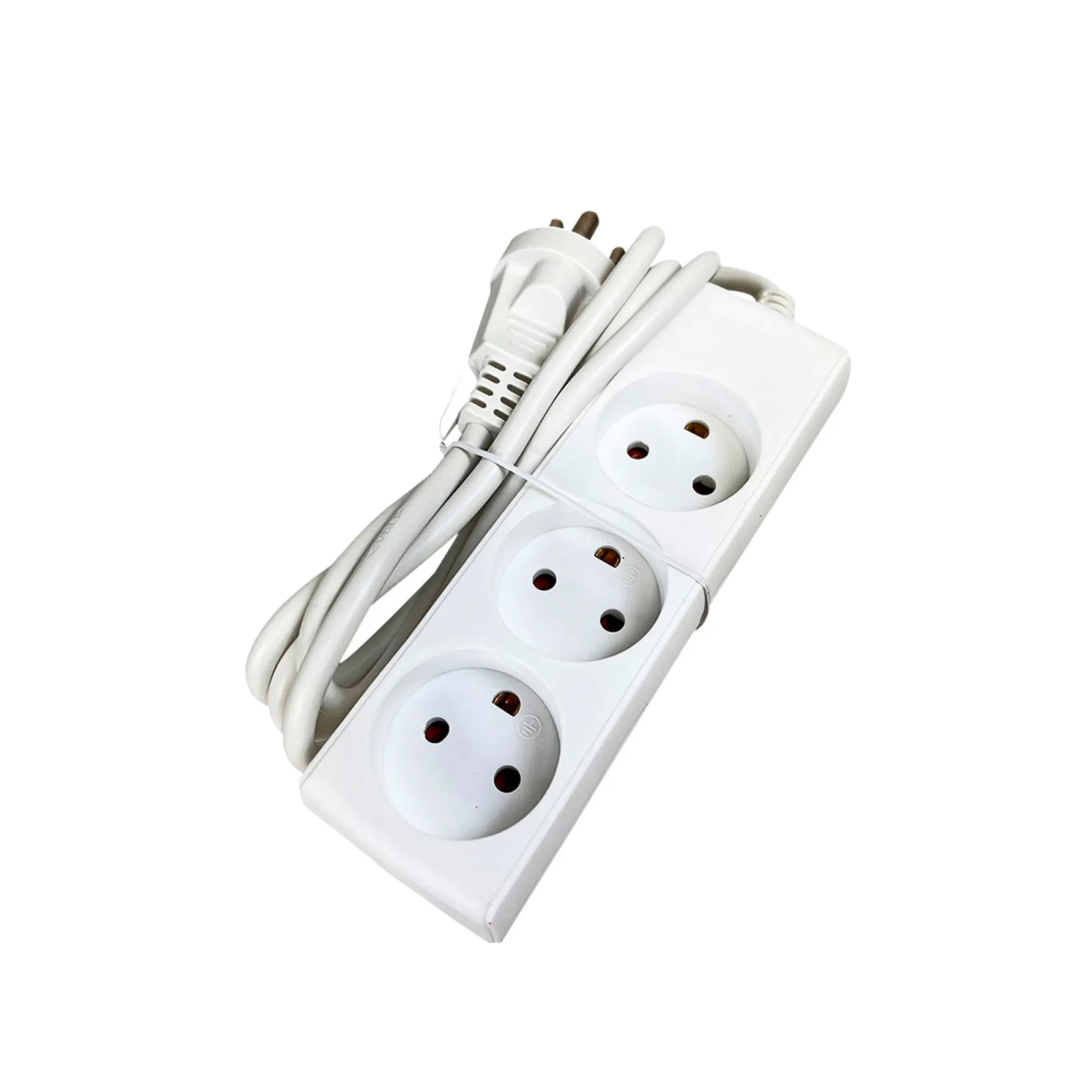 New Gripo STIKDÅSE 3 UDTAG M/JORD HVID 1,5 M KABEL