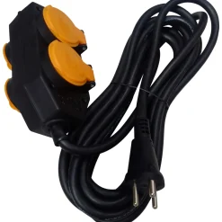 New Gripo STIKDÅSE 4 UDTAG M/JORD OG AFBRYDER 5 M KABEL
