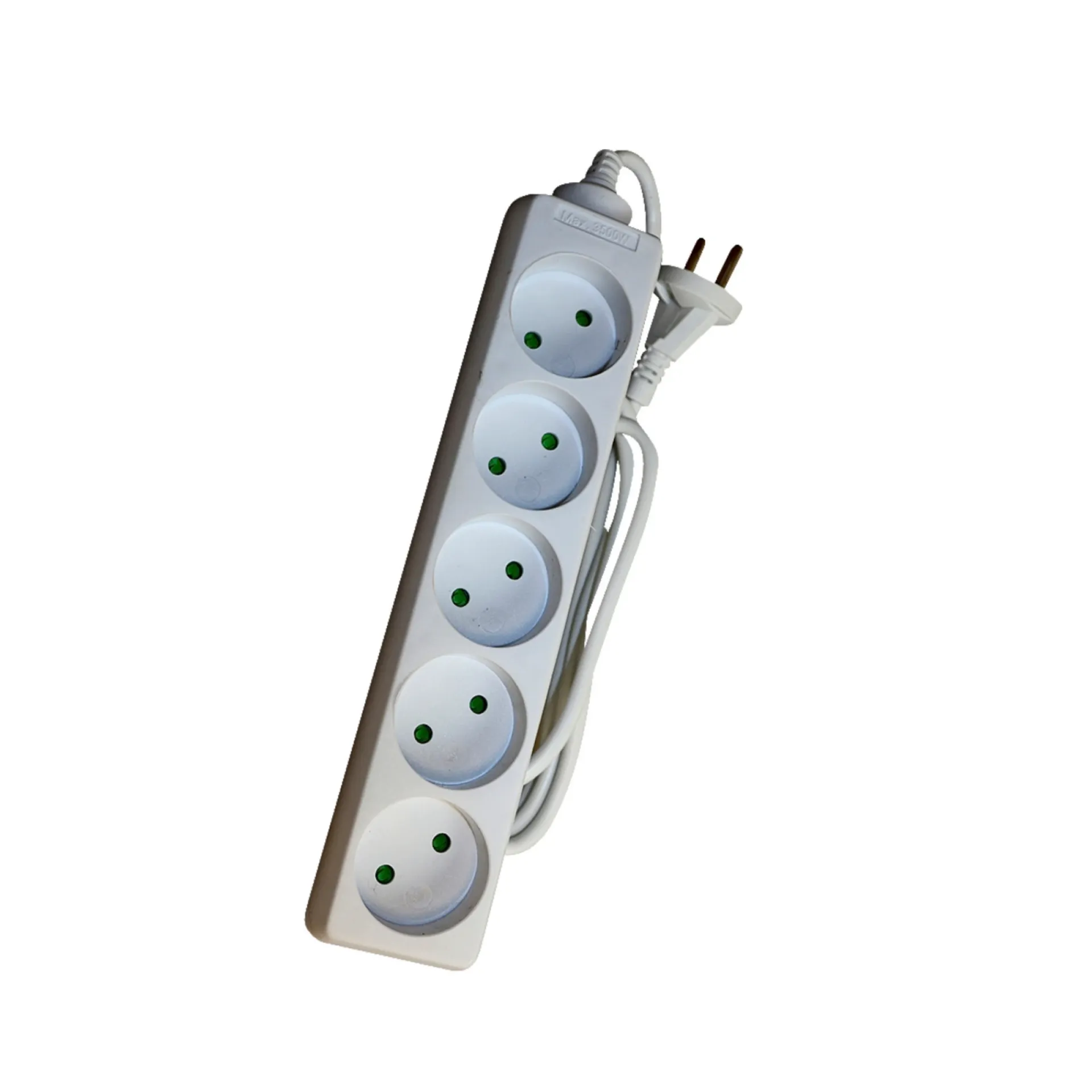 Online Gripo STIKDÅSE 5 UDTAG U/JORD HVID 1,5 M KABEL