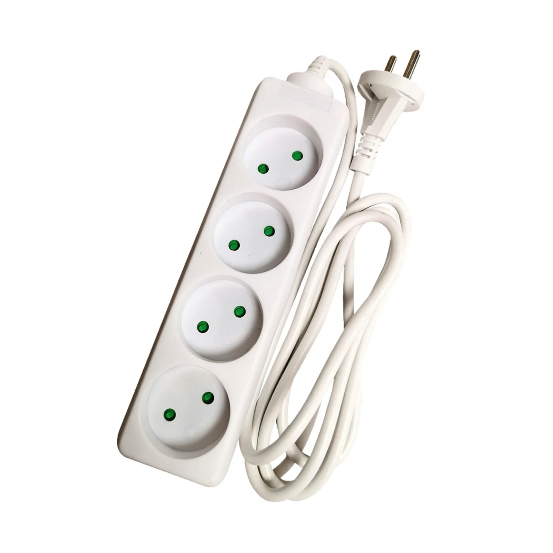 Outlet Gripo STIKDÅSE 4 UDTAG U/JORD HVID 1,5 M KABEL