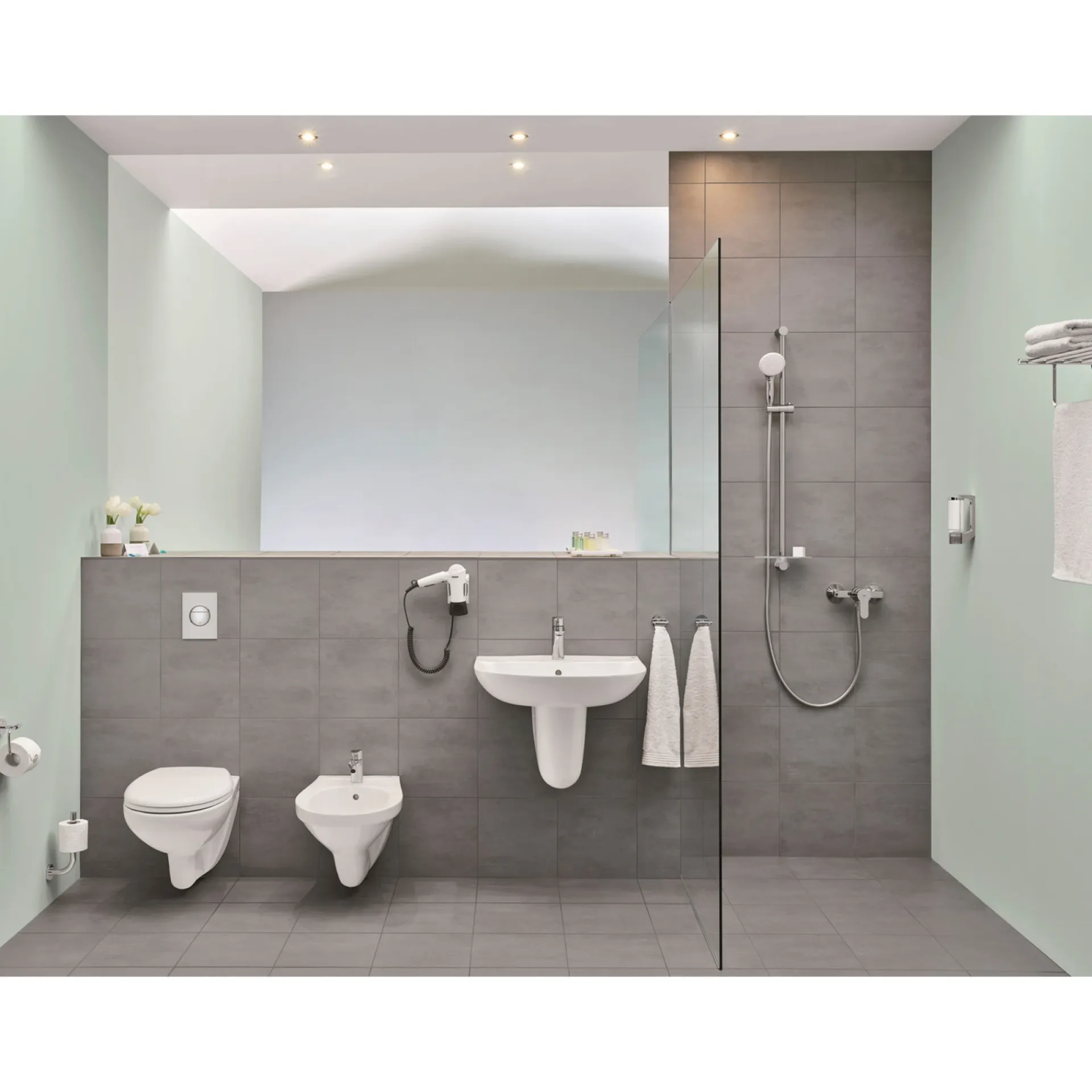 Sale Grohe BAU CERAMIC M/SOFT CLOSE SÆDE VÆGHÆNGT TOILET