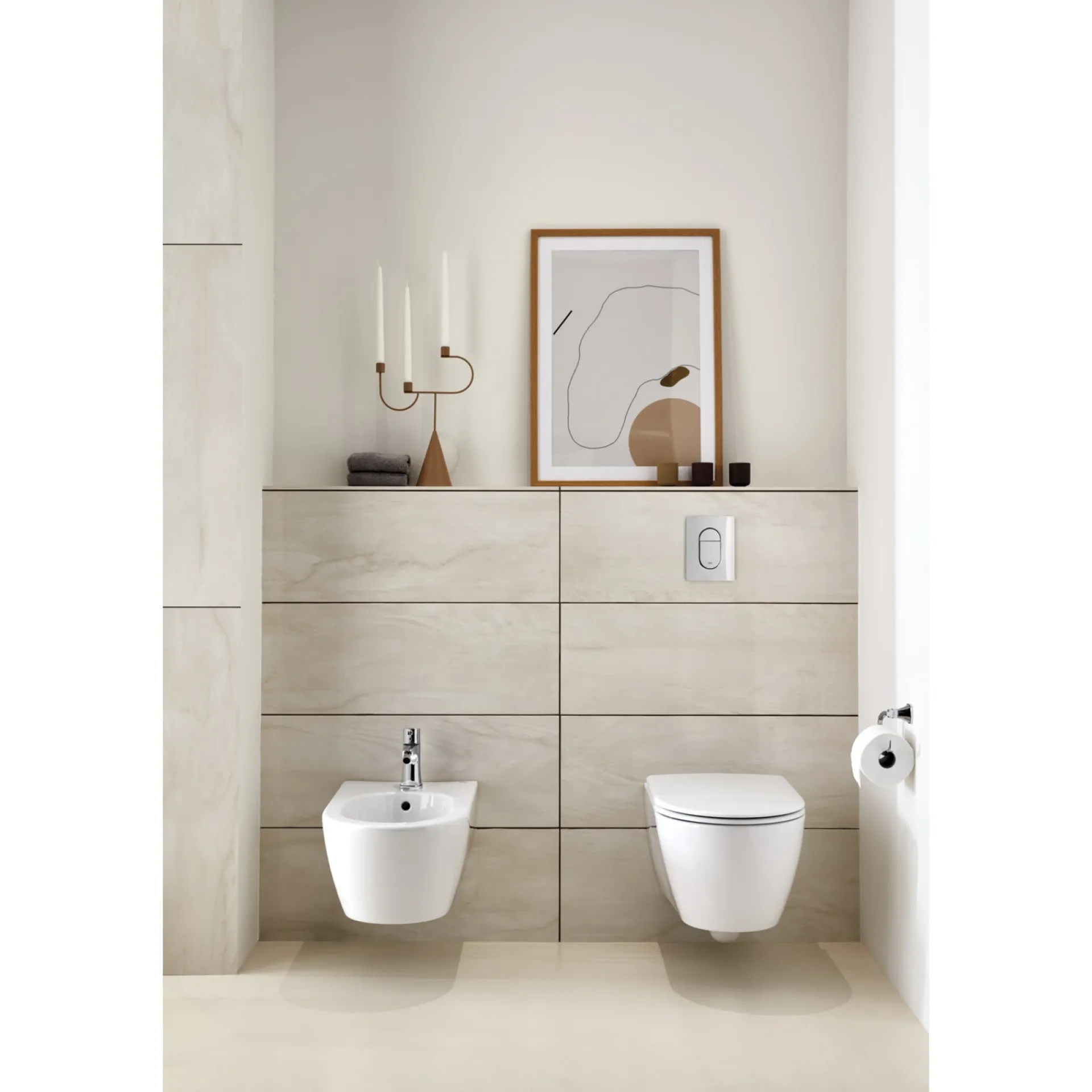 Clearance Grohe ESSENCE CERAMIC COMPACT VÆGHÆNGT TOILET