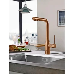 Outlet Grohe ESSENCE KØKKENARMATUR MAT KOBBER