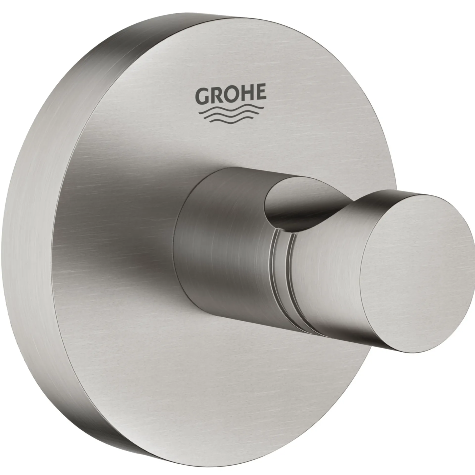 New Grohe ESSENTIALS QUICKFIX HÅNDKLÆDEKROG BØRSTET STÅL